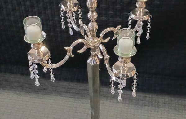 Chandelier Argent / Silver Candelabra