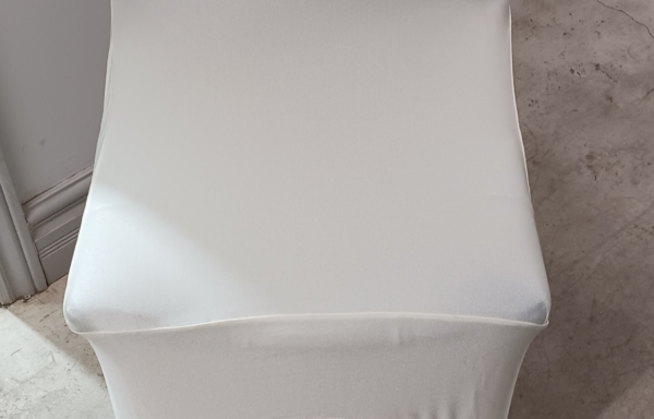 Couvre-chaise spandex – Ivoire / Spandex chair cover – Ivory
